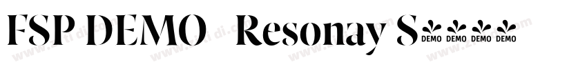 FSP DEMO   Resonay S字体转换